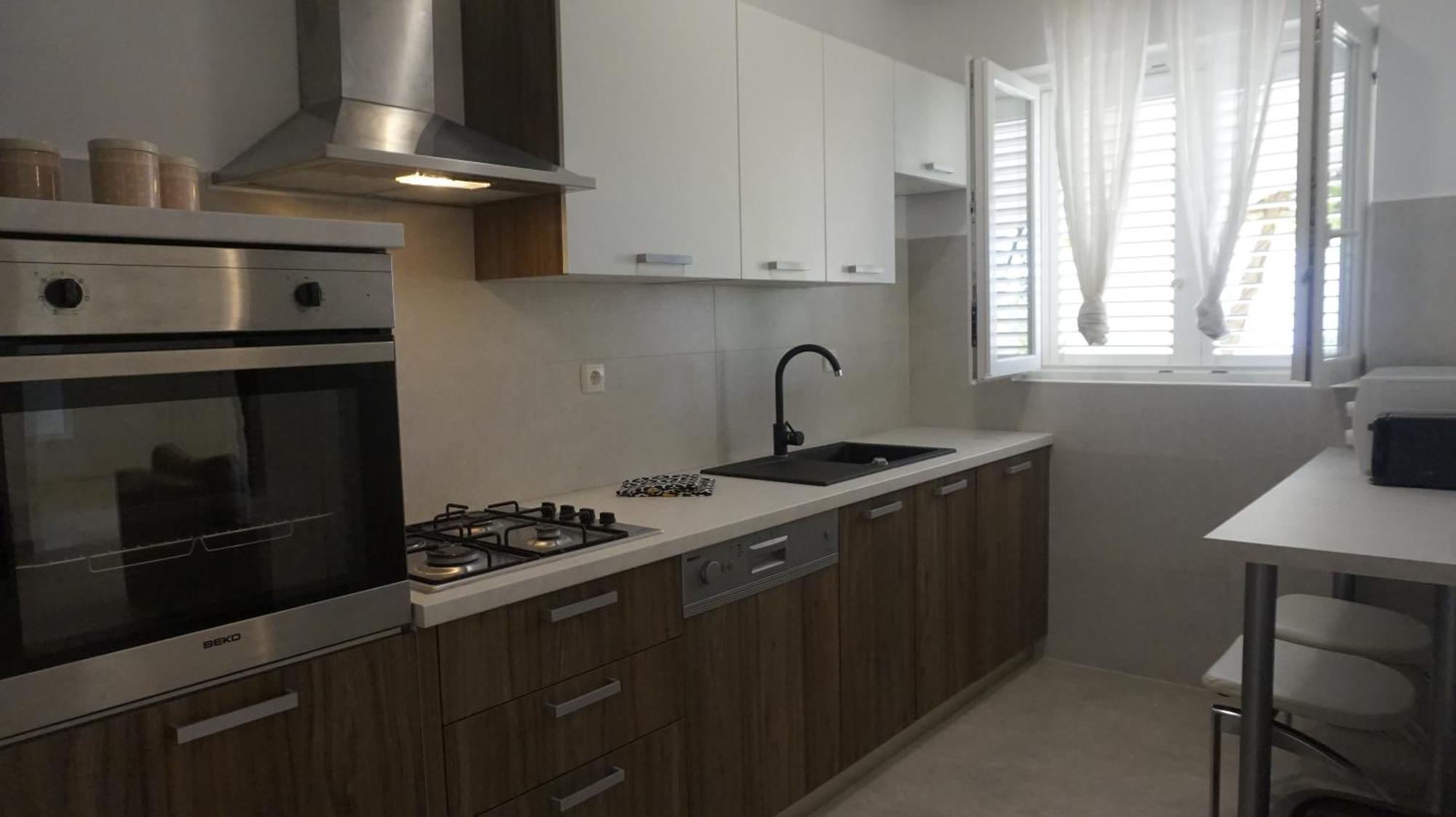 Apartment Krasna Baška Voda Exteriör bild